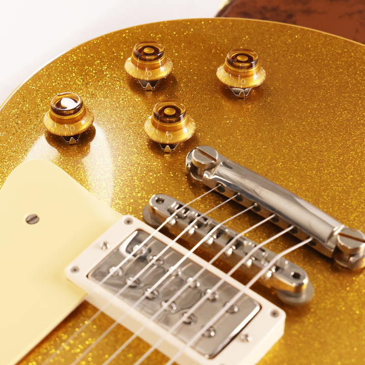 Gibson Custom Shop Limited Edition 1957 Les Paul Gold Sparkle with TV Jones Power'Trons 2026
