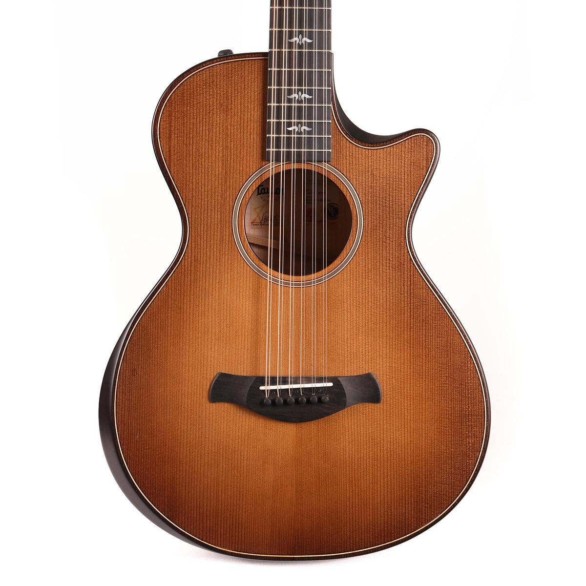 Taylor Builder's Edition 652ce Acoustic-Electric Wild Honey Burst 2024 — 2