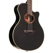Yamaha APX700II−12 Acoustic-Electric 12-String Black Used
