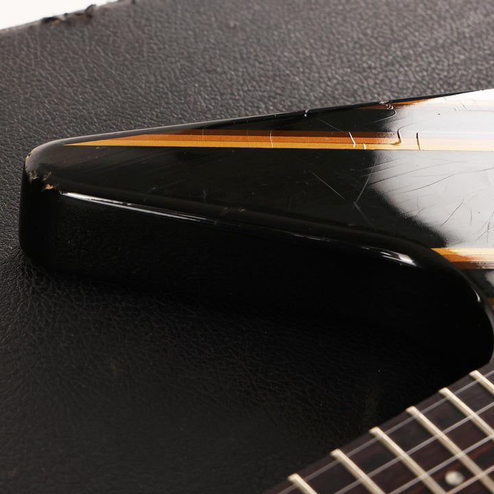 1984 Gibson Designer Series Explorer Black with Gold Stripes