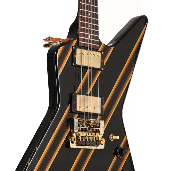 1984 Gibson Designer Series Explorer Black with Gold Stripes