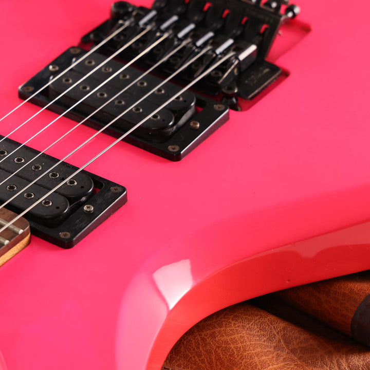 1990's BC Rich Warlock Hot Pink with Reverse Matching Headstock