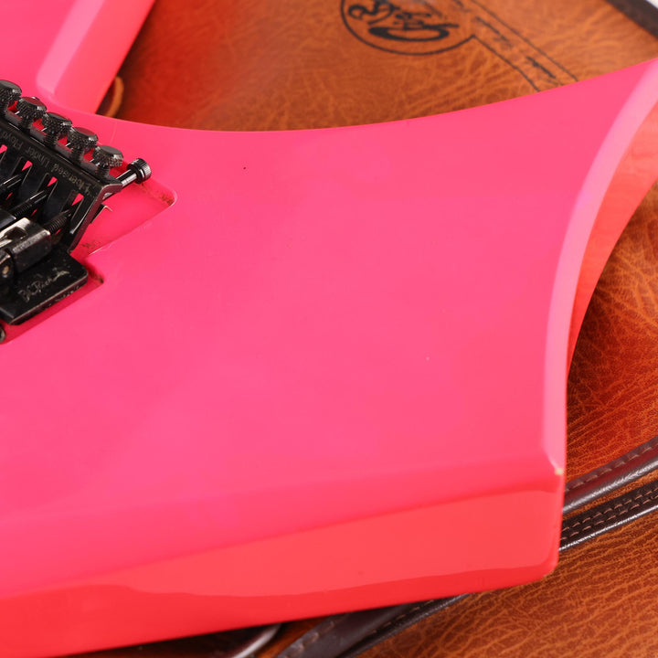 1990's BC Rich Warlock Hot Pink with Reverse Matching Headstock