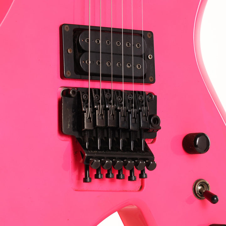 1990's BC Rich Warlock Hot Pink with Reverse Matching Headstock