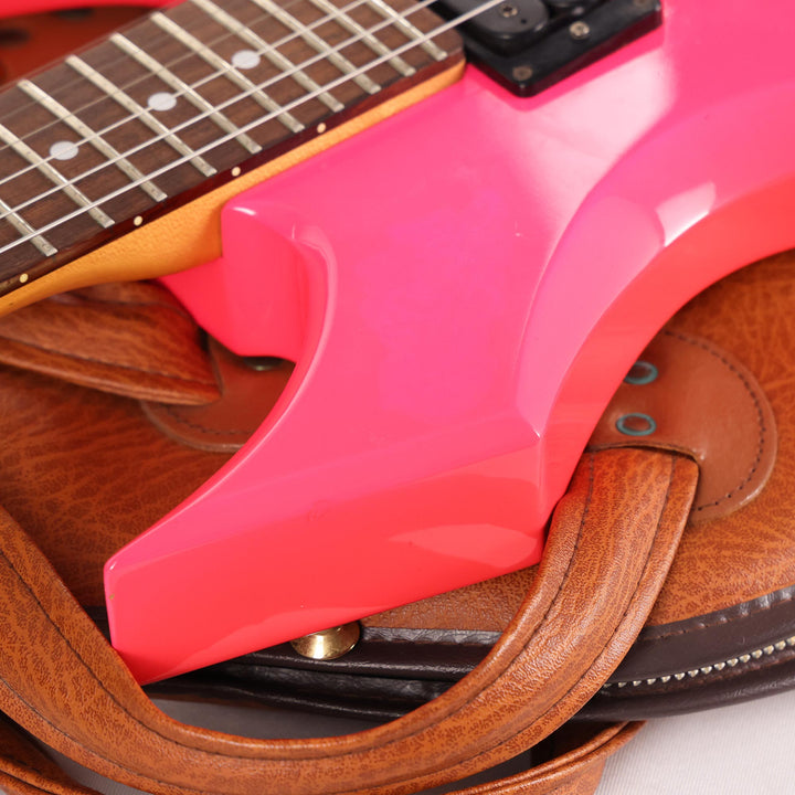 1990's BC Rich Warlock Hot Pink with Reverse Matching Headstock