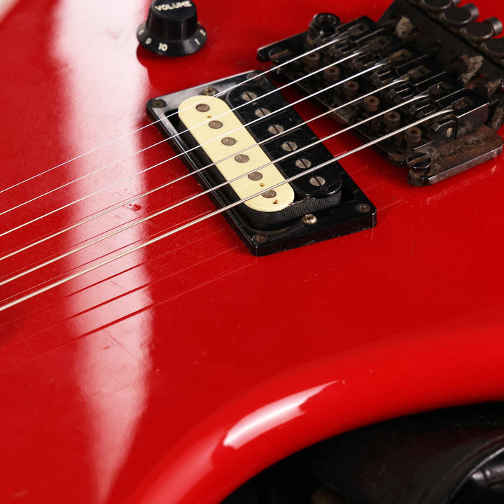 1980's Kramer JK-1000 Red w/ Reverse Headstock