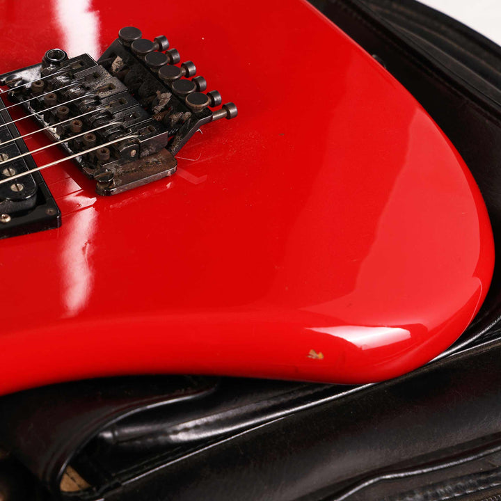 1980's Kramer JK-1000 Red w/ Reverse Headstock