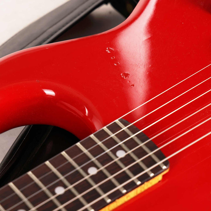 1980's Kramer JK-1000 Red w/ Reverse Headstock