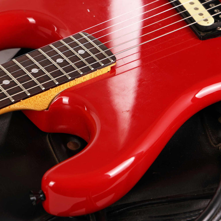 1980's Kramer JK-1000 Red w/ Reverse Headstock
