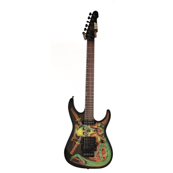 1990's ESP George Lynch Haji Skulls & Snakes Guitar Autographed