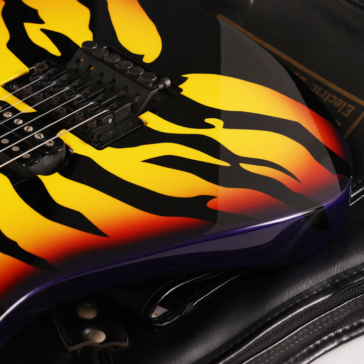 1989 ESP George Lynch Signature Purple Tiger