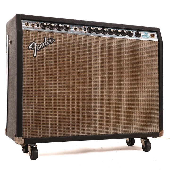 1977 Fender Twin Reverb Silverface 2x12 Combo Amp - Showroom Pickup Only
