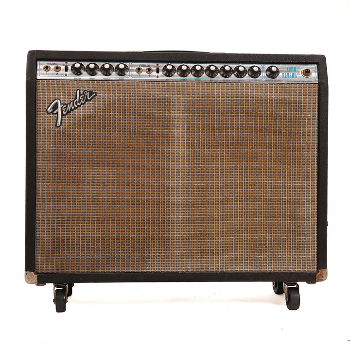 1977 Fender Twin Reverb Silverface 2x12 Combo Amp - Showroom Pickup Only