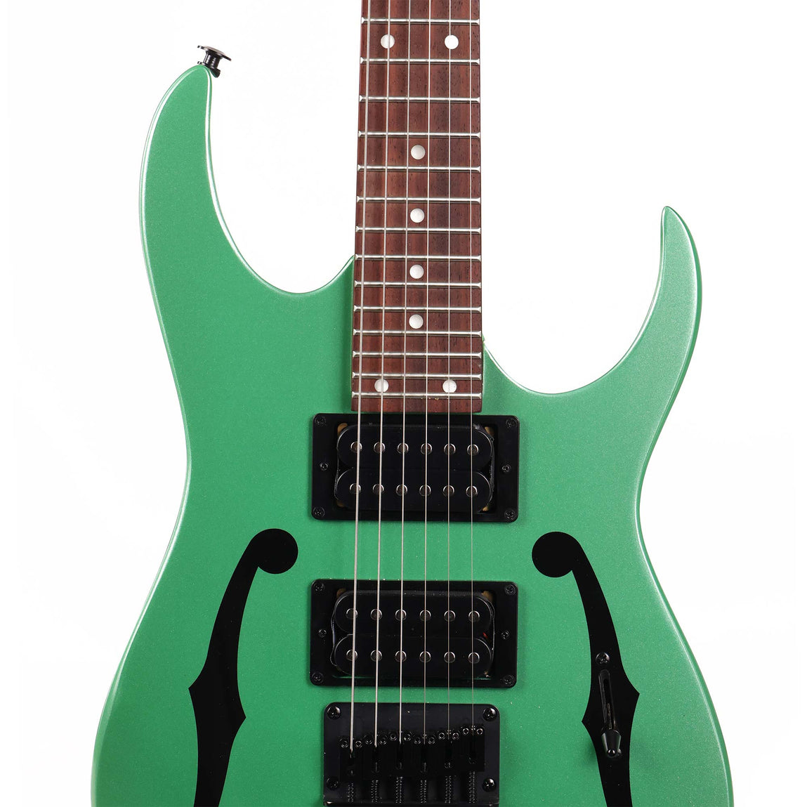 Ibanez Paul Gilbert Mikro PGMM21 Metallic Light Green | The Music Zoo