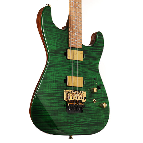 Charvel Custom Shop San Dimas 2H FR Roasted Transparent Green 2026