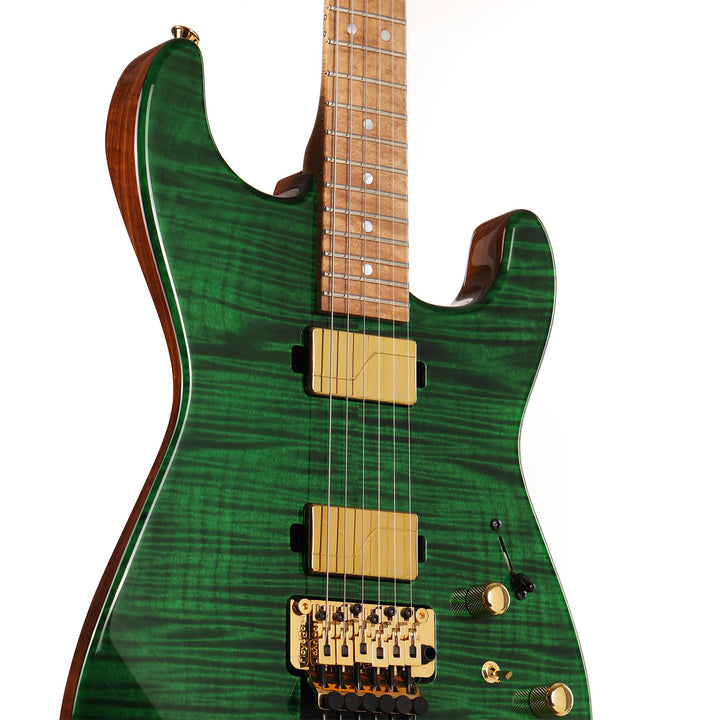 Charvel Custom Shop San Dimas 2H FR Roasted Transparent Green 2026