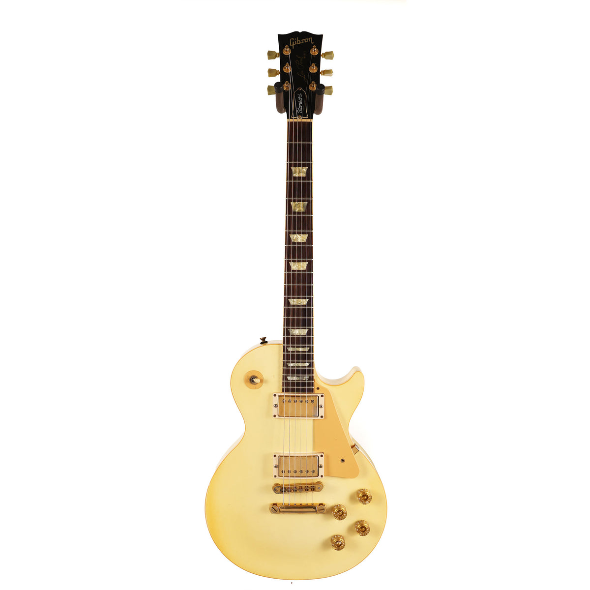 1989 Gibson Les Paul Standard Alpine White with Gold Harware — 3