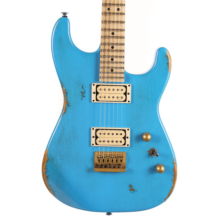 Charvel Custom Shop San Dimas Hardtail Guitar Nitro Aged Robins Egg Blue
