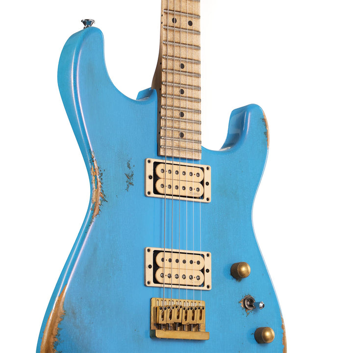 Charvel Custom Shop San Dimas Hardtail Guitar Nitro Aged Robins Egg Blue