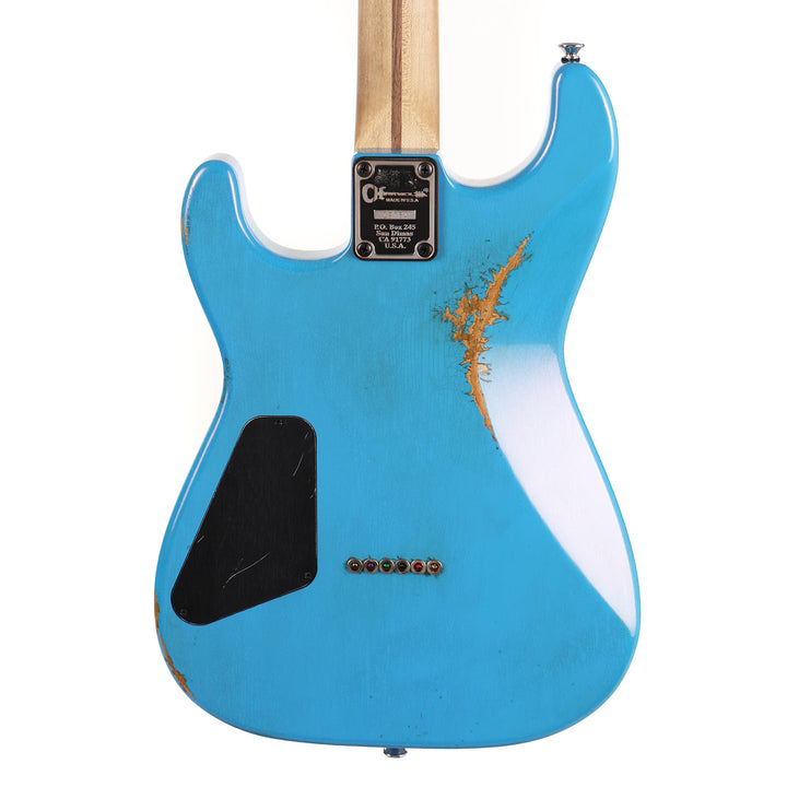 Charvel Custom Shop San Dimas Hardtail Guitar Nitro Aged Robins Egg Blue