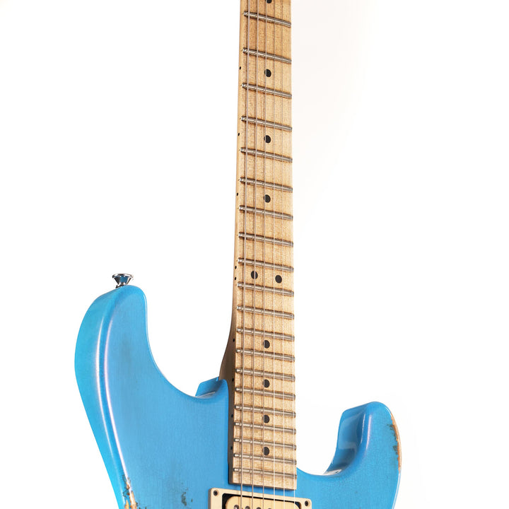 Charvel Custom Shop San Dimas Hardtail Guitar Nitro Aged Robins Egg Blue