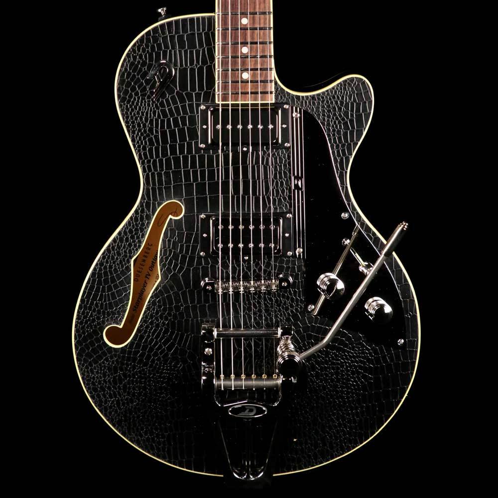 Duesenberg Starplayer TV Outlaw Black Alligator Tolex 2018 — 1