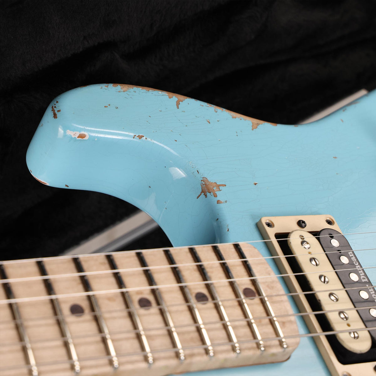 Charvel Custom Shop San Dimas Nitro Aged Daphne Blue Heavy Relic — 10