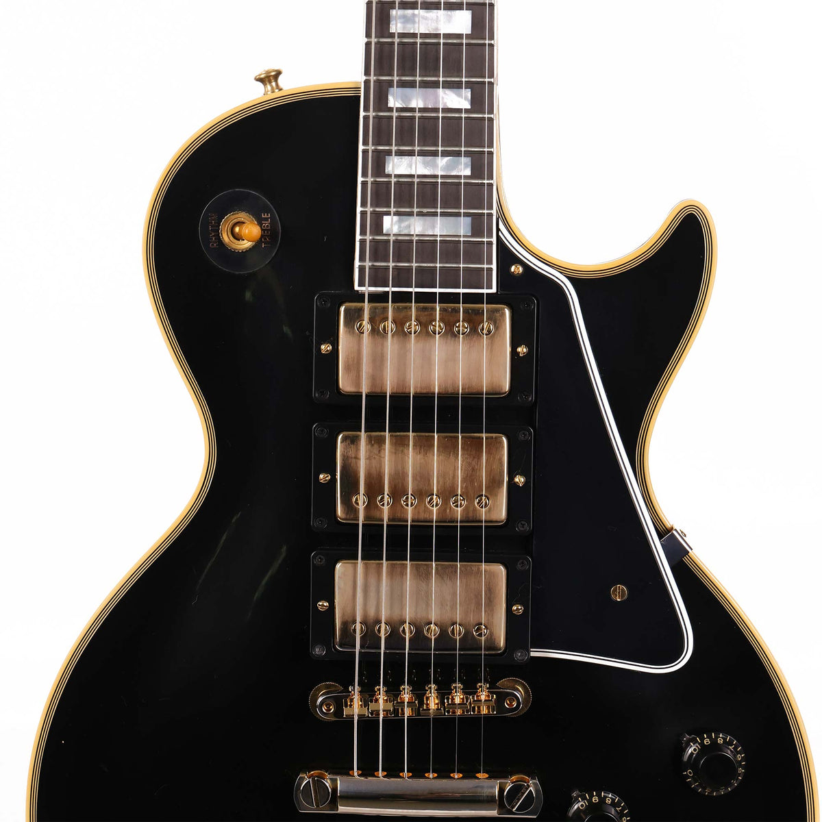 Gibson Custom Shop 1957 Les Paul Custom Reissue 3-Pickup Ebony VOS 2024 — 4
