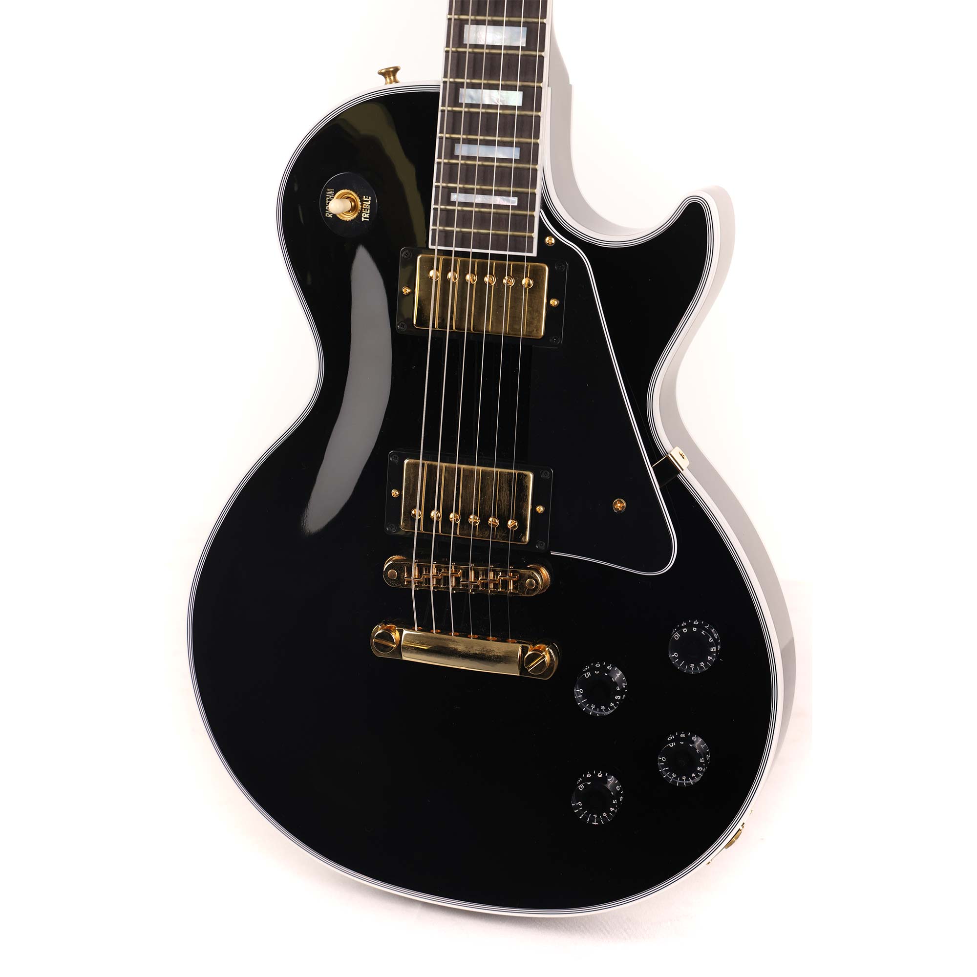 Gibson Custom Shop Les Paul Custom Gloss Ebony | The Music Zoo