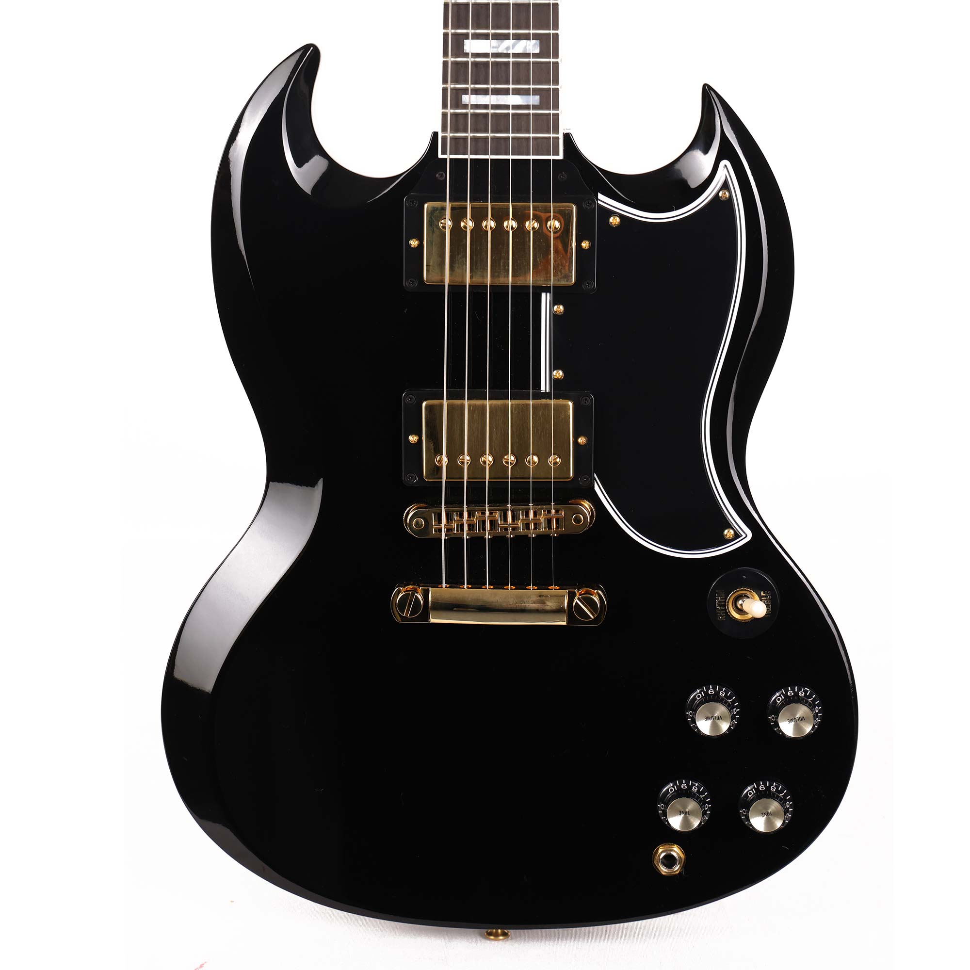 Gibson Custom Shop SG Custom Ebony | The Music Zoo