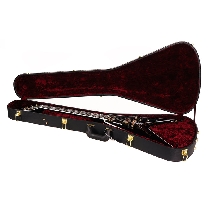 Gibson Custom Shop Flying V Custom Ebony Gloss