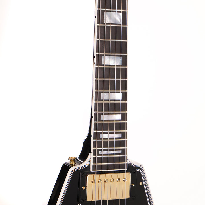 Gibson Custom Shop Flying V Custom Ebony Gloss