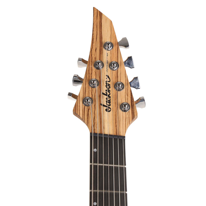 Jackson Custom Shop Dinky 7 Multiscale Zebrawood Masterbuilt by Metal Joe Williams