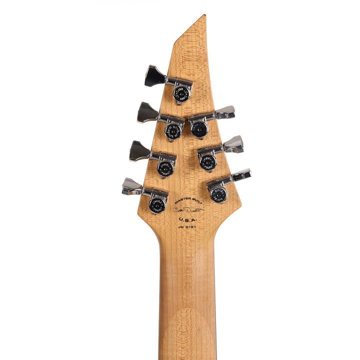 Jackson Custom Shop Dinky 7 Multiscale Zebrawood Masterbuilt by Metal Joe Williams