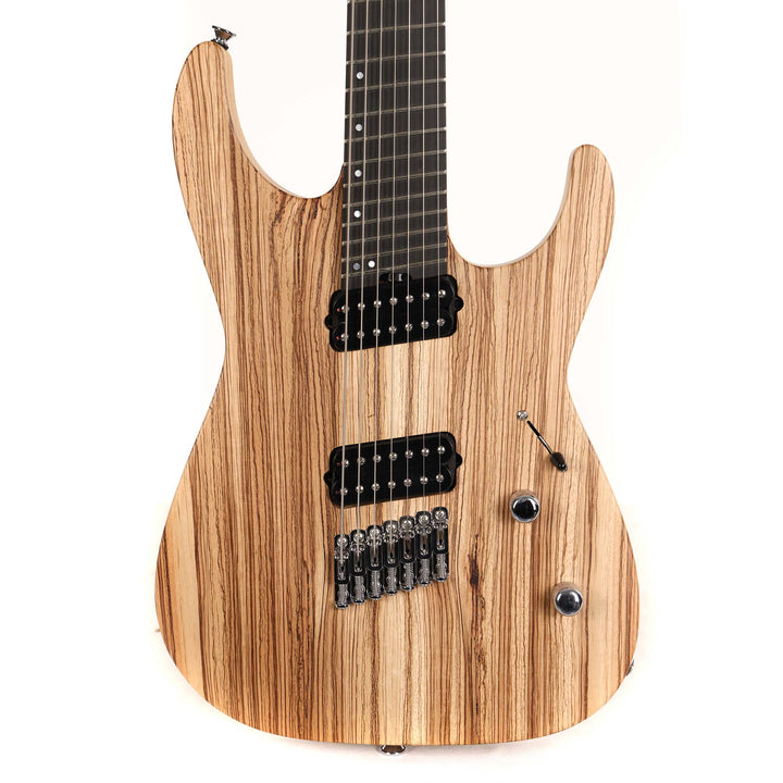 Jackson Custom Shop Dinky 7 Multiscale Zebrawood Masterbuilt by Metal Joe Williams