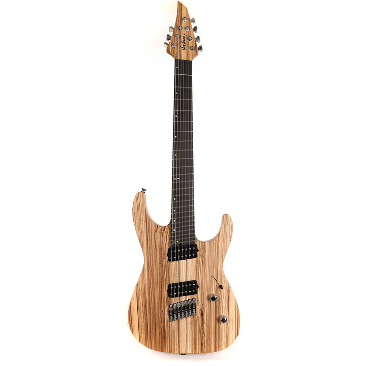 Jackson Custom Shop Dinky 7 Multiscale Zebrawood Masterbuilt by Metal Joe Williams