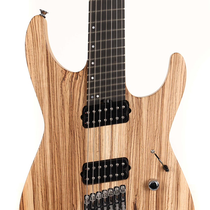 Jackson Custom Shop Dinky 7 Multiscale Zebrawood Masterbuilt by Metal Joe Williams