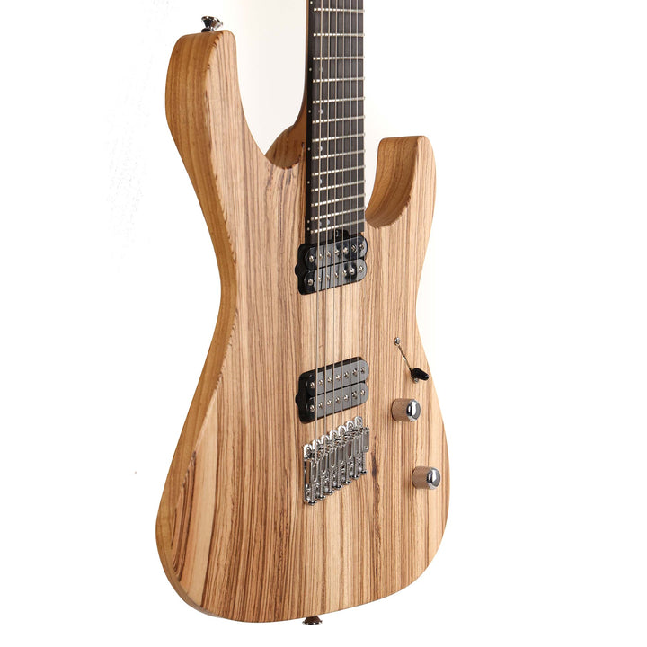 Jackson Custom Shop Dinky 7 Multiscale Zebrawood Masterbuilt by Metal Joe Williams