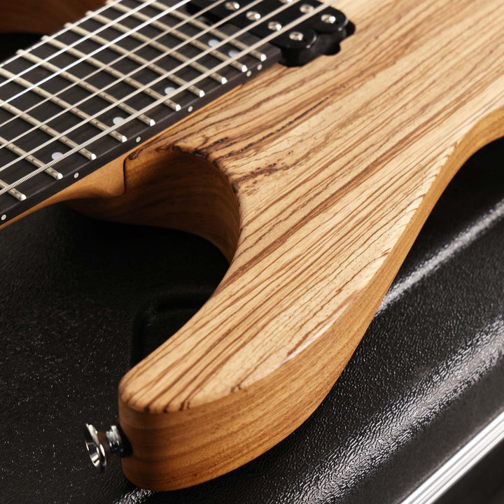 Jackson Custom Shop Dinky 7 Multiscale Zebrawood Masterbuilt by Metal Joe Williams