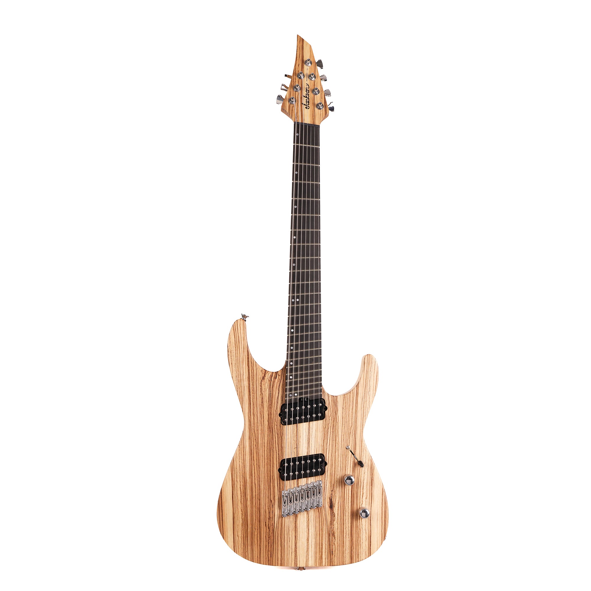 Jackson Custom Shop Dinky 7 Multiscale Zebrawood Masterbuilt by