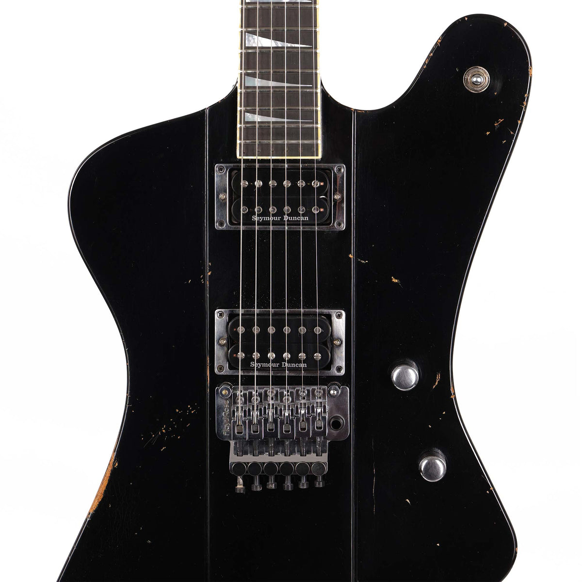 Jackson Custom Shop F-Bird 2H Relic Black Masterbuilt Joe Williams — 4