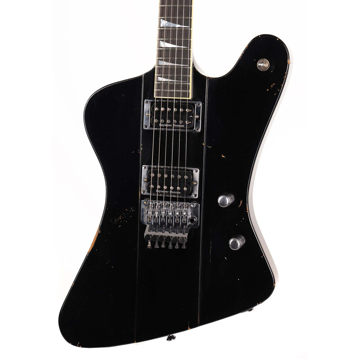 Jackson Custom Shop F-Bird 2H Relic Black Masterbuilt Joe Williams — 5