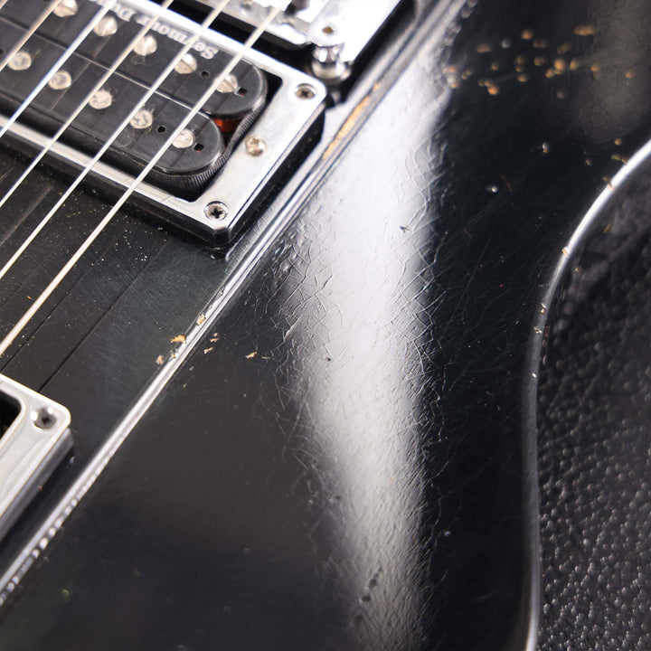 Jackson Custom Shop F-Bird 2H Relic Black Masterbuilt Joe Williams