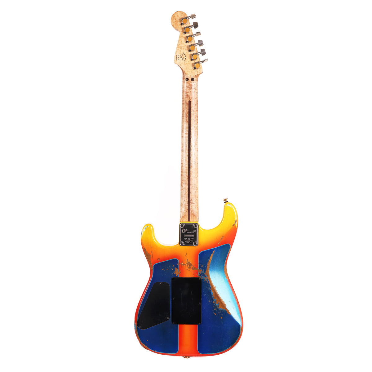 Charvel Custom Shop Graphic Nitro Relic San Dimas Masterbuilt Hot Rod Flames — 4