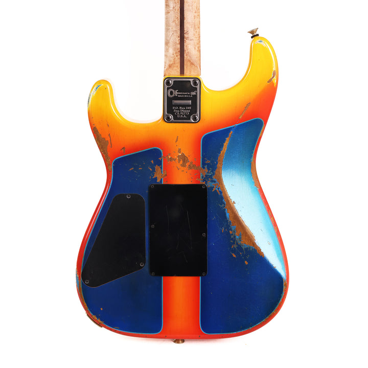 Charvel Custom Shop Graphic Nitro Relic San Dimas Masterbuilt Hot Rod Flames