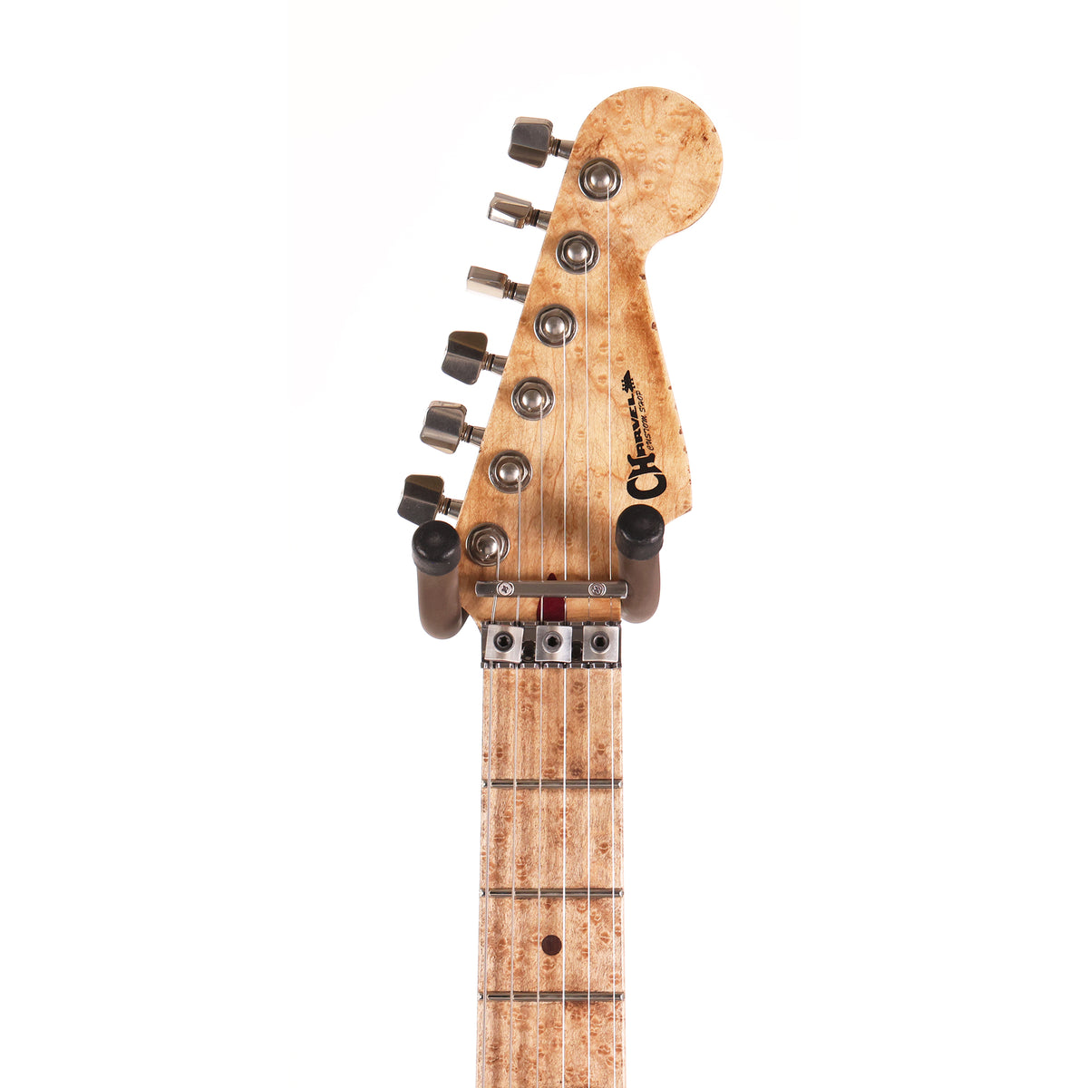 Charvel Custom Shop Graphic Nitro Relic San Dimas Masterbuilt Yellow and Red Flames — 14