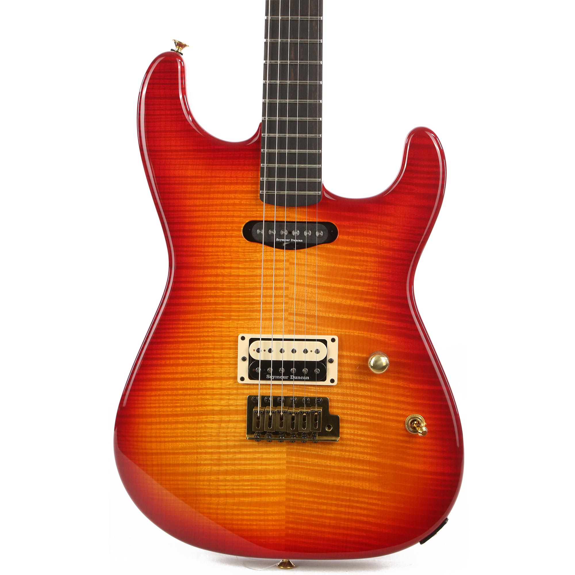 Charvel Custom Shop San Dimas HS Solid Flame Maple Body NOS Cherry