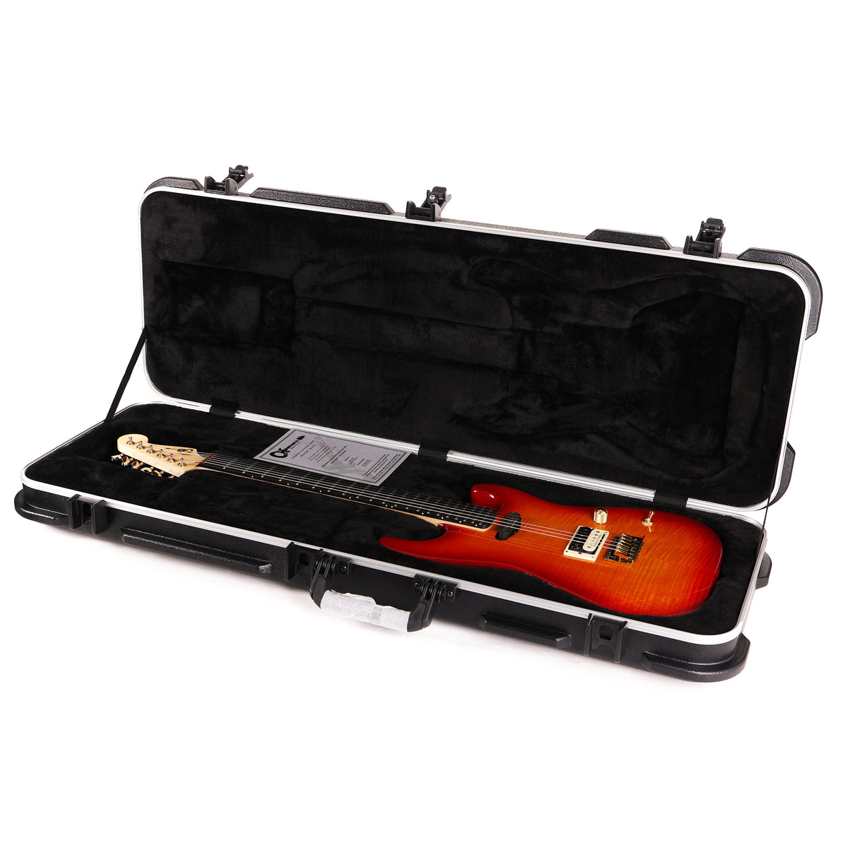 Charvel Custom Shop San Dimas HS Solid Flame Maple Body NOS Cherry Sunburst Masterbuilt Big Rob — 11