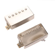 OX4 PAF Low-Wind Humbucker Pickup Set Nickel Covers Cream Bobbins