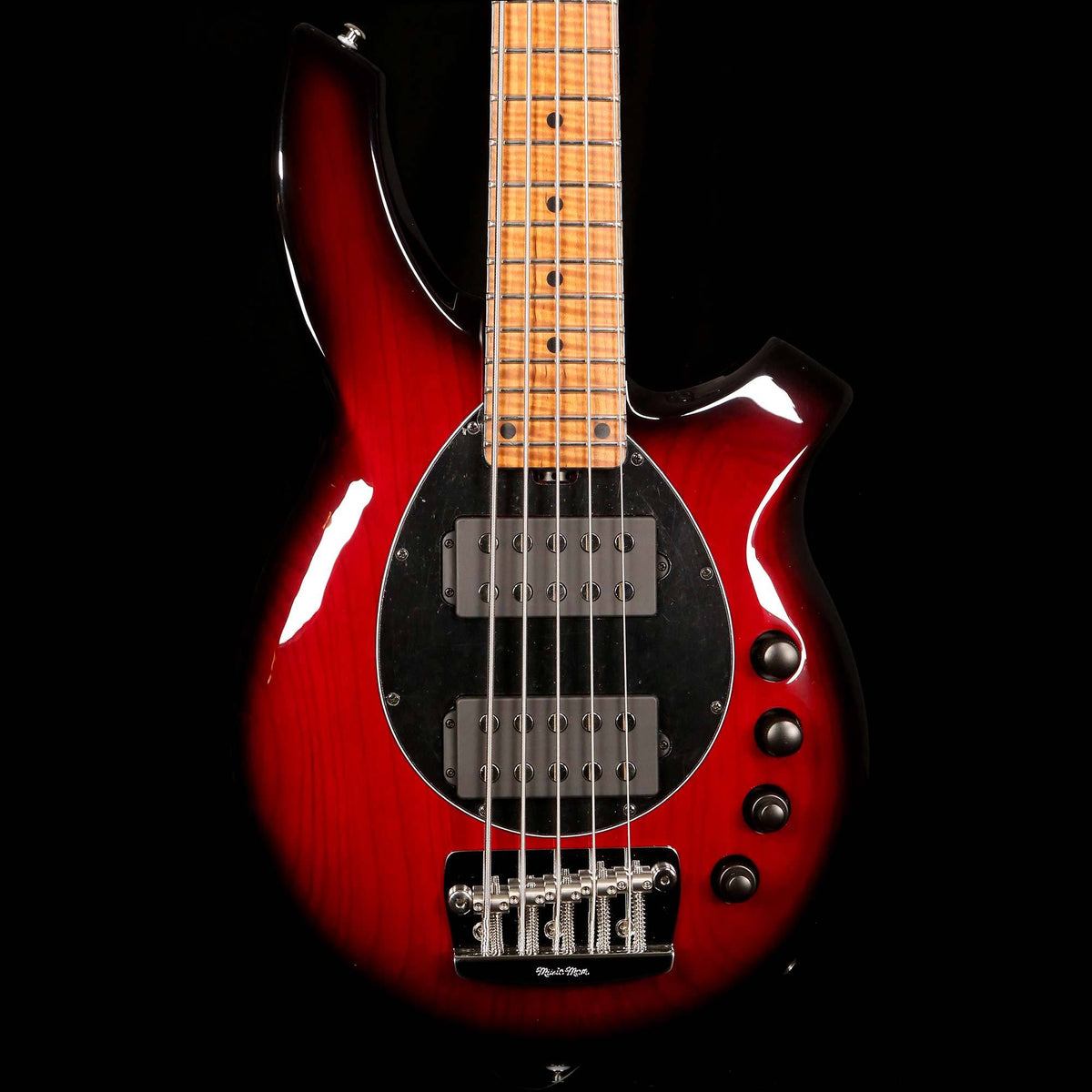 Ernie Ball Music Man BFR Bongo Bass 5-String Wild Cherry Burst — 1